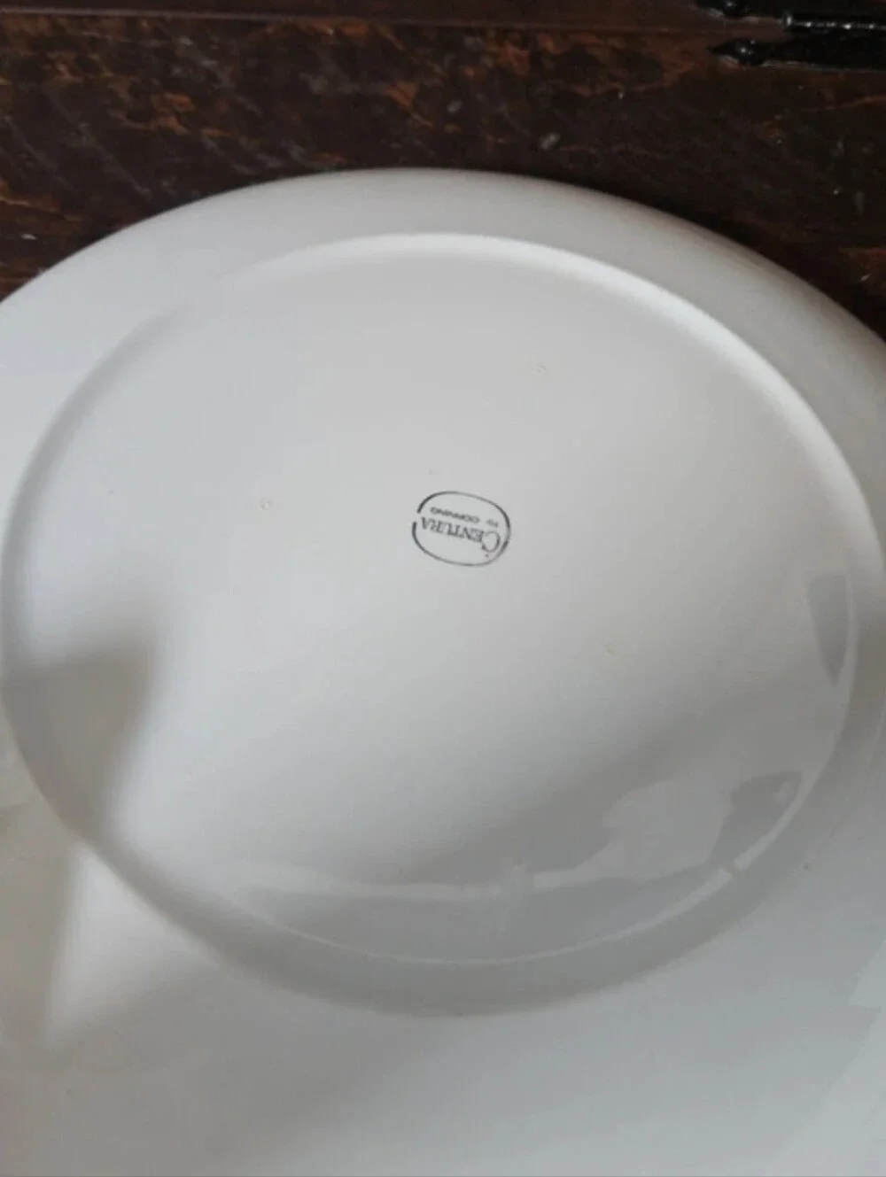 Two Vintage Corning Blue Corn Flower Plates